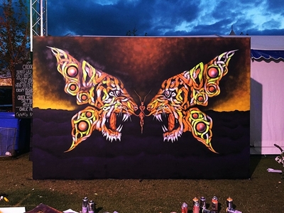 年会3d立体彩绘